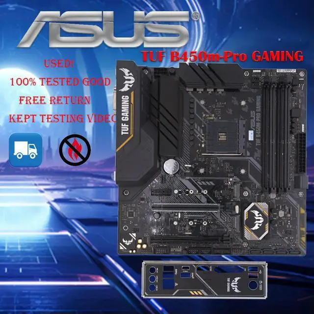 Main image of Motherboard TUF B450m-Pro GAMING MATX Motherboard Supports CPU 3700X/3600X/3600/2600