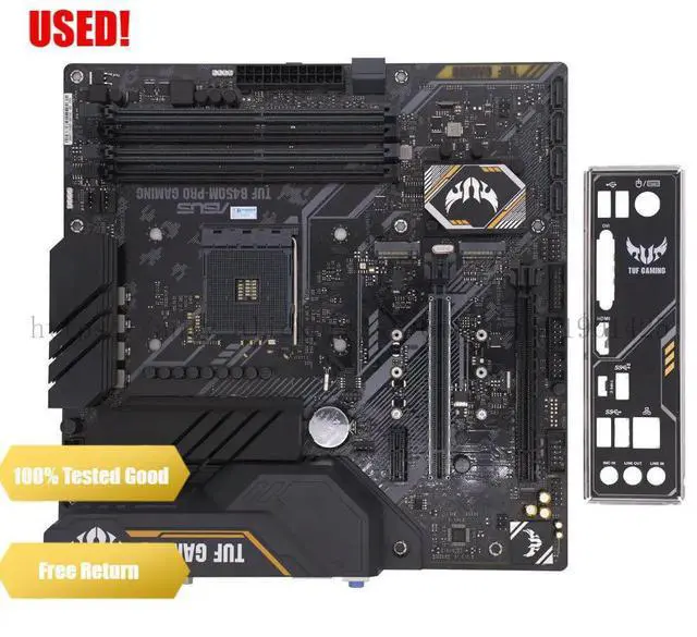 Alt view image 2 of 4 - Motherboard TUF B450m-Pro GAMING MATX Motherboard Supports CPU 3700X/3600X/3600/2600
