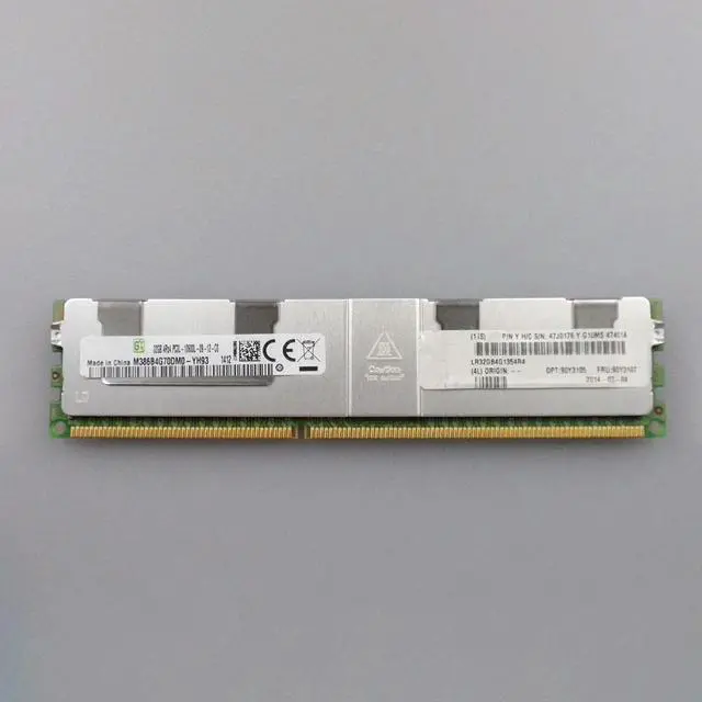 Alt view image 4 of 4 - Server Memory 90Y3105 90Y3107 47J0176 For 3850 X5 X3500 3650 M4 3950X5 32GB 1333MHz DDR3L ECC REG RAM