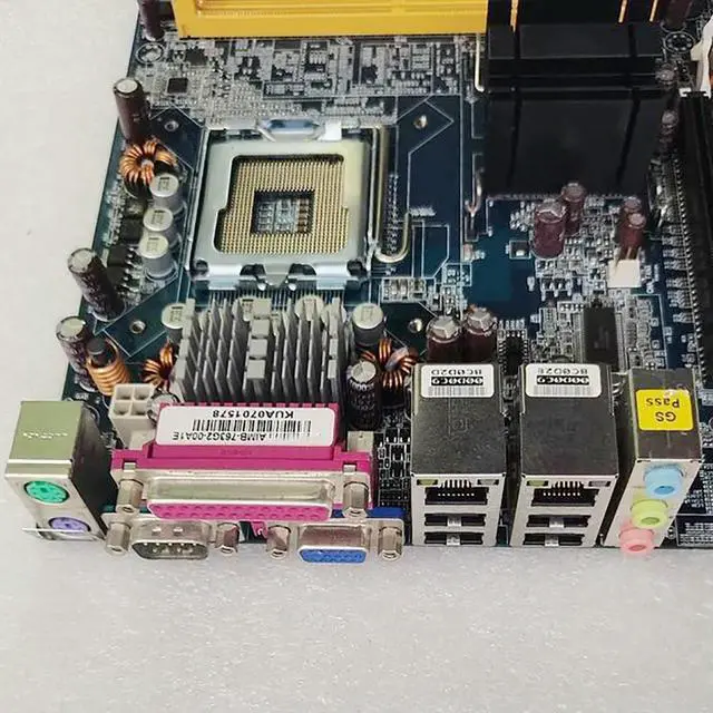 Alt view image 3 of 3 - Industrial Motherboard Supports Dual Network Card DDR2 775 Four-channel For Advantech AIMB-763 AIMB-763G2 AIMB-763G2-00A1E