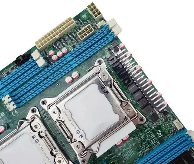 Alt view image 2 of 4 - Server Two-Way Motherboard For C602 Socket LGA 2011 DDR3 X79 X79M Z9PA-D8