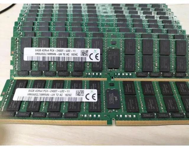 Alt view image 4 of 4 - For SK Hynix 64GB DDR4 2666MHz RAM 4DRX4 PC4-2400T HMAA8GL7AMR4N-UH 2666 Memory