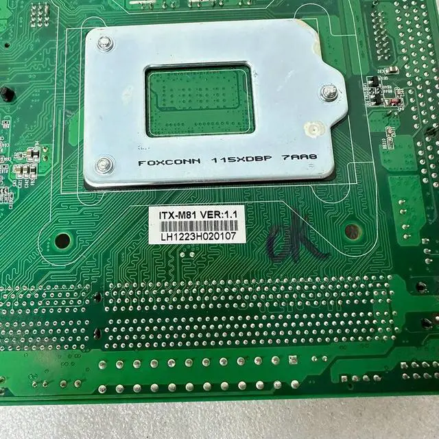 Alt view image 3 of 4 - Industrial control motherboard ITX-M81