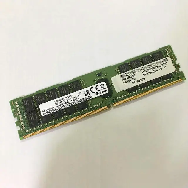 Alt view image 2 of 4 - Server Memory 46W0835 46W0833 00NV205 X3650 X3550 M5 X3950 X3850 X6 PC4-2400T 32GB DDR4 2400 REG RAM