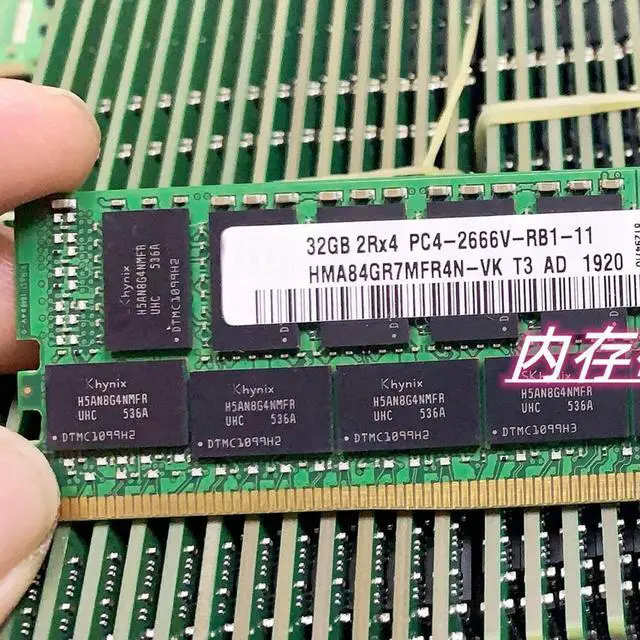 Alt view image 3 of 4 - HMA84GR7MFR4N-VK RAM For SK Hynix 32GB DDR4 2666MHz ECC REG 2RX4 Server Memory Works ly Fast Ship
