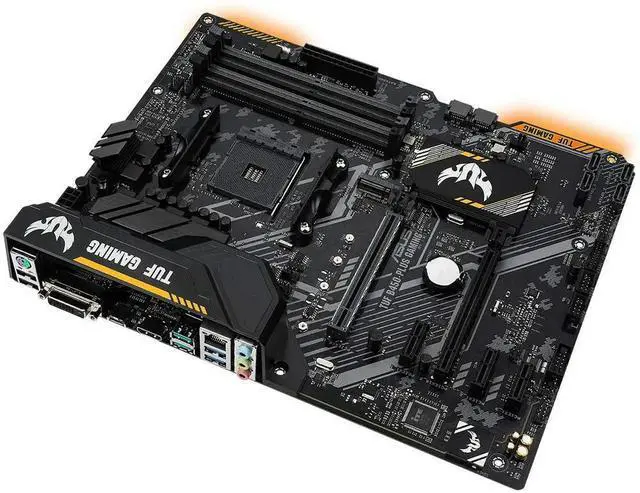 Alt view image 4 of 4 - TUF B450M-PLUS GAMING Ryzen 2 AM4 DDR4 HDMI DVI-D M.2 mATX Motherboard