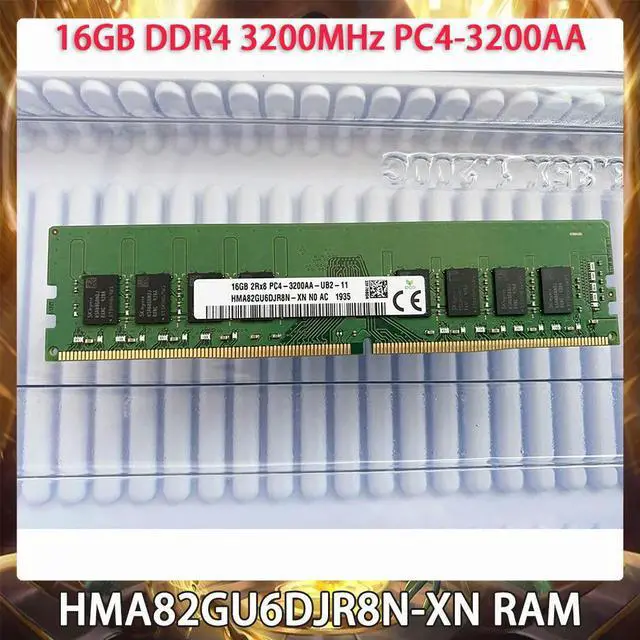 Main image of HMA82GU6DJR8N-XN RAM For SK Hynix 16GB DDR4 3200MHz PC4-3200AA Desktop Memory