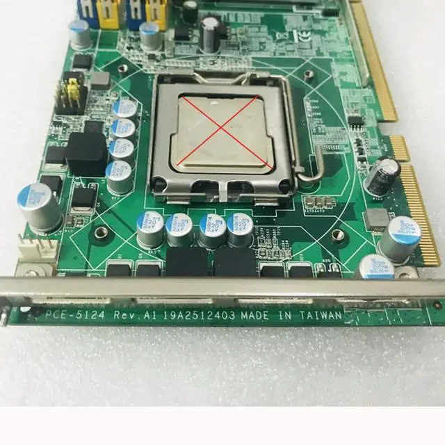 Alt view image 2 of 4 - PCE-5124G2 PCE-5124 REV:A1 For Advantech Industrial Motherboard 75-pin Dual network Port