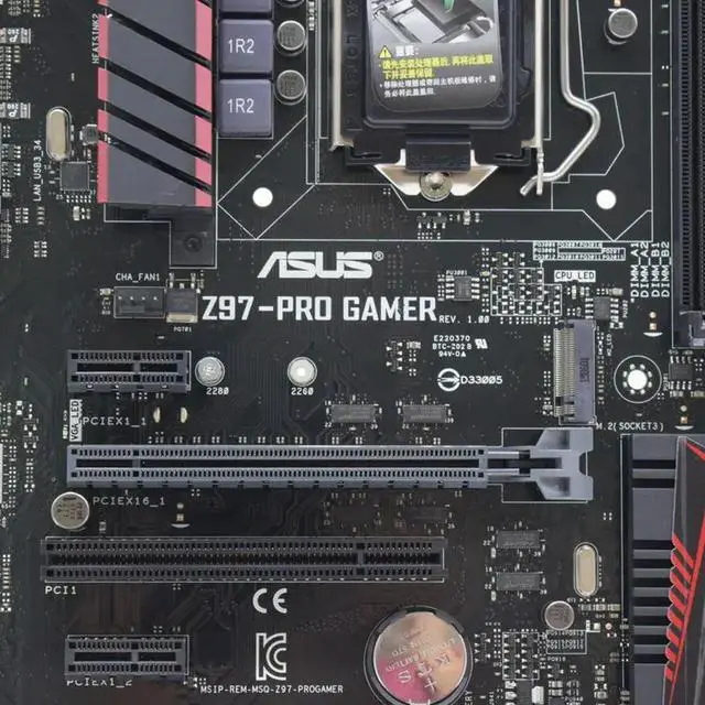 Alt view image 3 of 4 - Z97-PRO GAMER Motherboard 1150 DDR3 Core i7 4790K i5 4670K Cpus Z97 PCI-E 3.0 32GB ATX M.2 SATA3 6×USB3.0