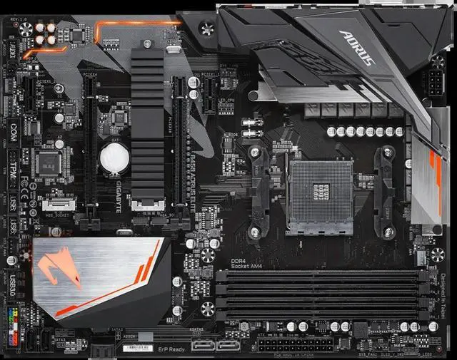 Alt view image 4 of 4 - B450ELITE Motherboard socket AM4 DDR4 B450 Desktop Mainboard M.2 NVMe PCI-E X16 3.0