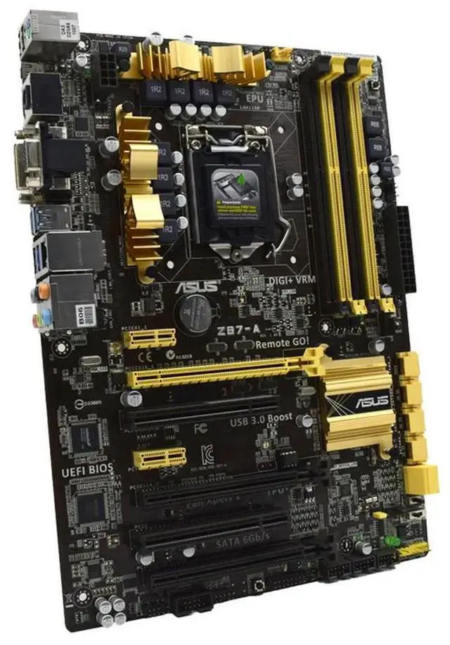 Alt view image 3 of 4 - Z87-A Desktop Motherboard Z87 Socket LGA 1150 i7 i5 i3 DDR3 32G SATA3 USB3.0 ATX