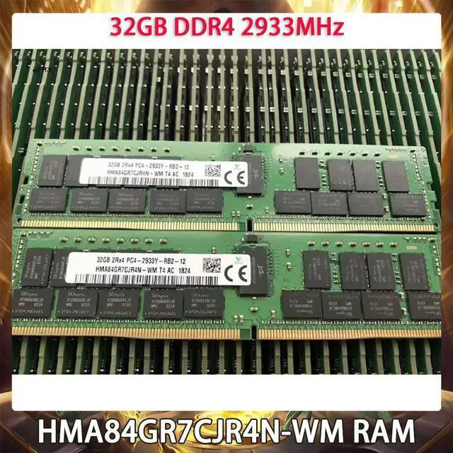Main image of 1 Pcs For SK Hynix 32GB DDR4 2933MHz RAM 2RX4 PC4-2933Y-RB2 Memory 32G HMA84GR7CJR4N-WM