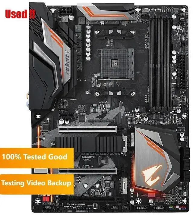Alt view image 2 of 4 - X470ULTRA GAMING AM4 X470 SATA 6Gb/s ATX Motherboard