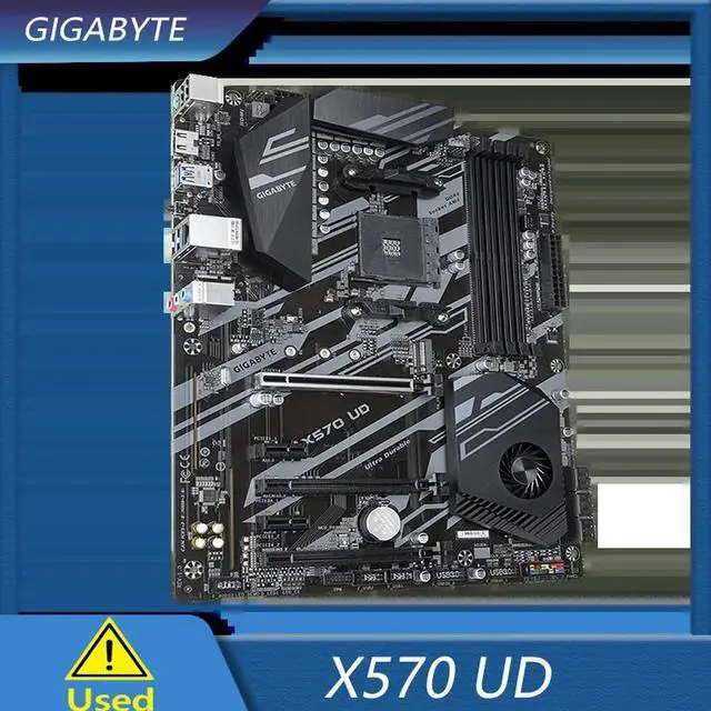 Main image of X570 UD (Ryzen 5000/X570/ATX/PCIe4.0/DDR4/USB3.2 Gen 1/Realtek ALC887/M.2/Realtek GbE LAN/Gaming Motherboard