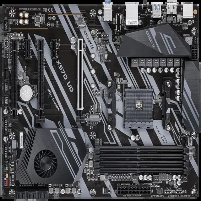 Alt view image 3 of 4 - X570 UD (Ryzen 5000/X570/ATX/PCIe4.0/DDR4/USB3.2 Gen 1/Realtek ALC887/M.2/Realtek GbE LAN/Gaming Motherboard