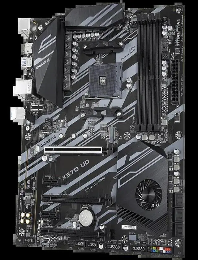 Alt view image 4 of 4 - X570 UD (Ryzen 5000/X570/ATX/PCIe4.0/DDR4/USB3.2 Gen 1/Realtek ALC887/M.2/Realtek GbE LAN/Gaming Motherboard