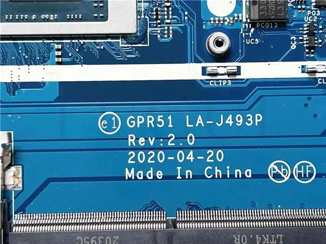 Alt view image 4 of 4 - Laptop Motherboard L93113-601 L93114-601 LA-J493P For 15-EE with Ryzen5 4500U Ryzen7 4700U CPU Fully tested 100% work
