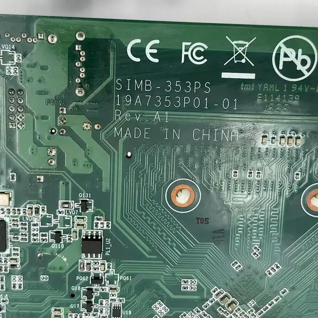 Alt view image 4 of 4 - 19A7353P01-01 J1900 SIMB-353PS For AdvantechIndustrial Control Motherboard