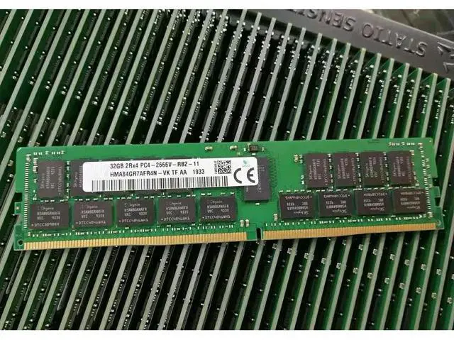 Alt view image 4 of 4 - RAM 32GB DDR4 2666MHz 2RX4 PC4-2666V REG RDIMM For SK Hynix Server Memory 2666 1 Pcs