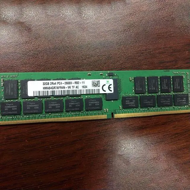 Alt view image 3 of 4 - RAM 32GB DDR4 2666MHz 2RX4 PC4-2666V REG RDIMM For SK Hynix Server Memory 2666 1 Pcs