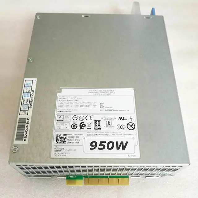 Alt view image 3 of 7 - For T5820 T7820 T7920 950W Workstation Power Supply H950EF-00 D950EF-00 AC950EF-00 CXV28 WGCH4 0CXV28 0WGCH4