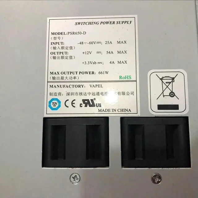 Alt view image 3 of 3 - DC Power Module For H3C PSR650-D LSQM1DC650