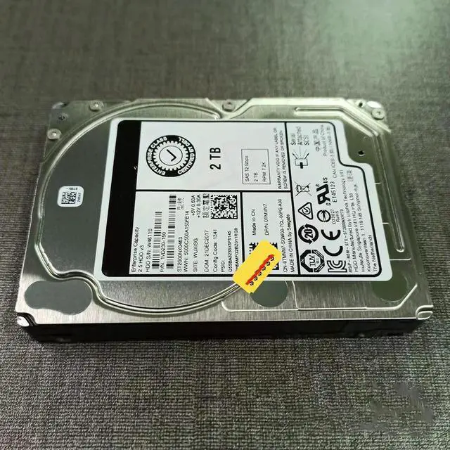 Alt view image 2 of 4 - HDD For ST2000NX0463 Server Hard Disk 0TMVN7 2T SAS 7.2K 2.5" 12G Hard Drive