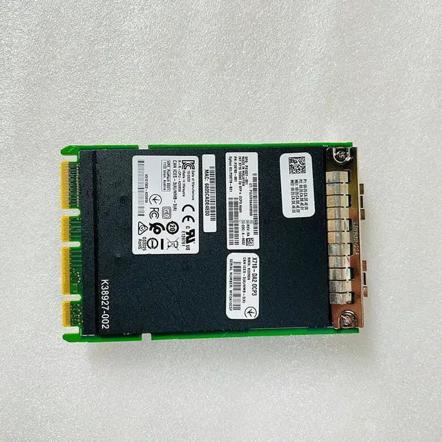 Alt view image 2 of 7 - For HPE X710DA2 OCP3 Dual 10 Gigabit Ethernet Card P28778-B21 P31327-001 P28780-001