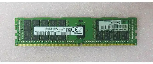 Alt view image 4 of 7 - Server Memory For 809083-091 805351-B21 819412-001 DL380 Gen9 G10 DDR4 32GB 2400T ECC REG 2RX4 PC4-2400T RDIMM RAM