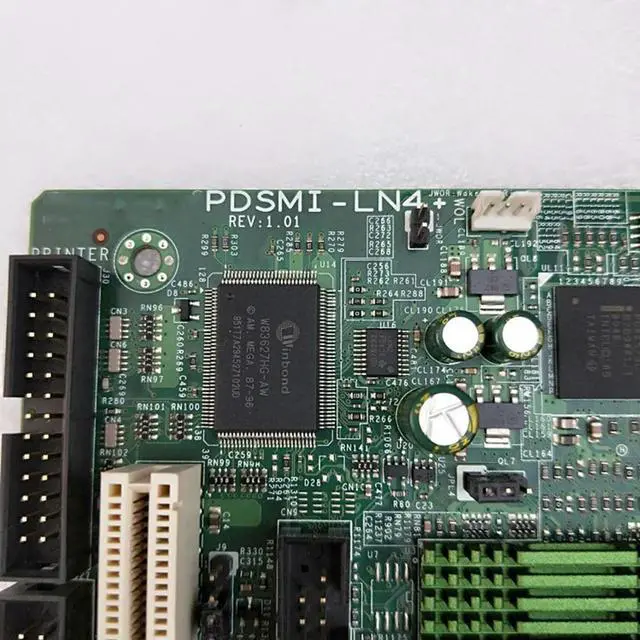 Alt view image 2 of 4 - For S 775 Single-Way Server Motherboard 4-Port Network Card Support Xeon 3200 / 3000 Series PDSMI-LN4+