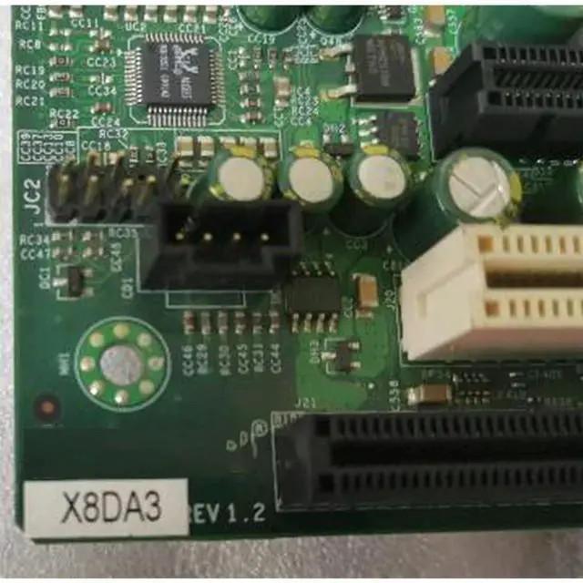 Alt view image 3 of 4 - For S Dual 1366-Pin LGA Sockets Server Workstation Motherboard Support ® Xeon® Processor 5600/5500 Series X8DA3