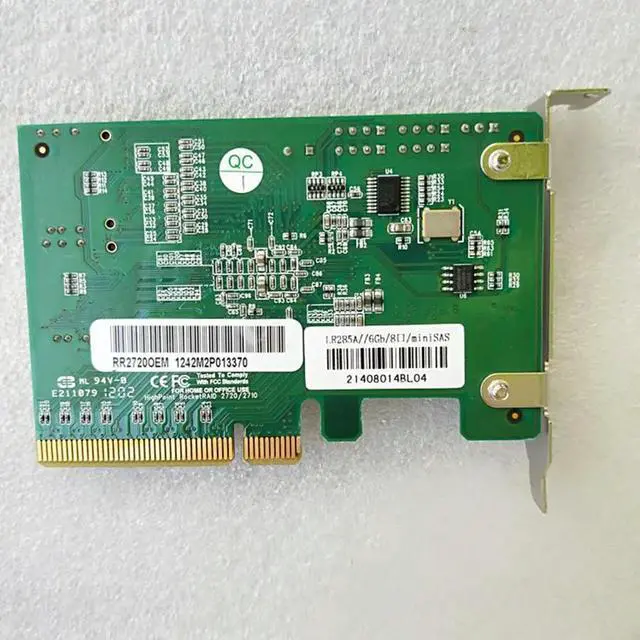 Alt view image 4 of 7 - For RocketRAID 2720/2710 SAS 6Gb RAID PCIe 2.0 x8 Array Card