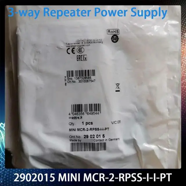 Main image of Repeater Power Supply 2902015 MINI MCR-2-RPSS-I-I-PT 3-Way Repeater Power Supply For Phoenix Signal Conditioner