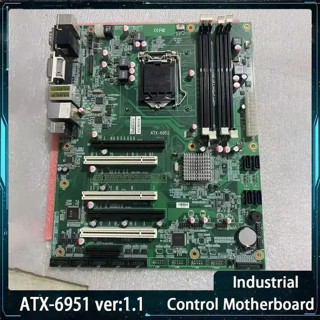 Alt view image 2 of 4 - ATX-6951 Ver:1.1 1150 Pin H81 ATX large Master Industrial Computer Motherboard