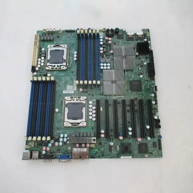 Alt view image 4 of 4 - LGA1366 DDR3 Xeon ServerBoard 5600/5500 Series For S Dual Motherboard X8DTH-6