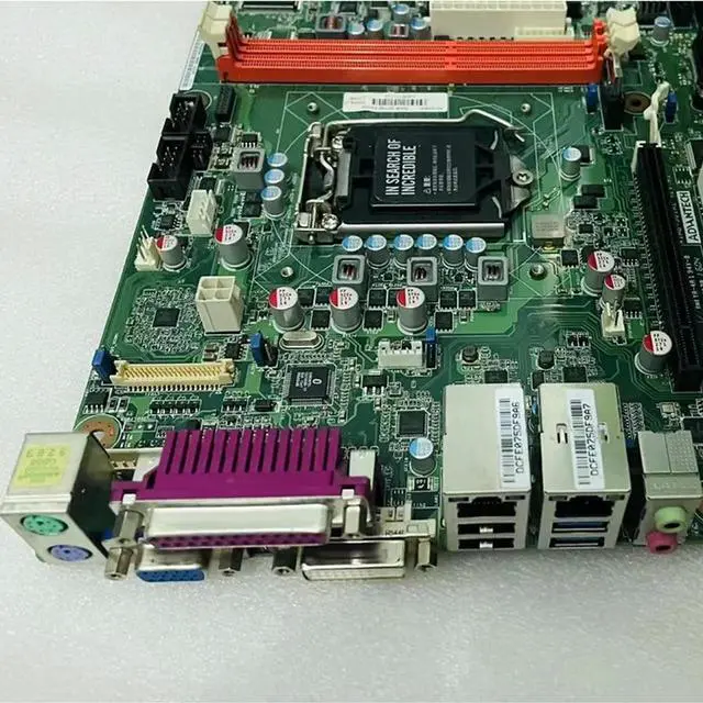 Alt view image 4 of 7 - AIMB-501G2 AIMB-501G2-KSA2E For Advantech Industrial Motherboard Dual Gigabit Ethernet Port i7/i5/i3 Processor VGA+DVI