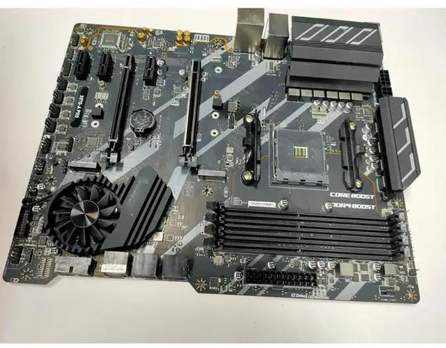 Alt view image 4 of 7 - X570-A PRO ForAM4 DDR4 128G PCI-E 4.0 M.2*2 SATA3 USB3.2 ATX PC Desktop Motherboard