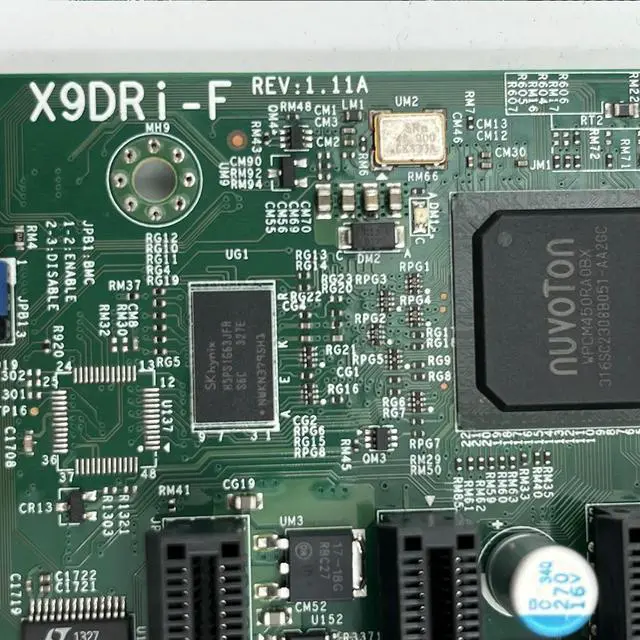 Main image of X9DRi-F Two-Way Server E-ATX Motherboard LGA2011 C602 DDR3 Xeon E5-2600 And E5-2600 V2 Family PCI-E 3.0 For S