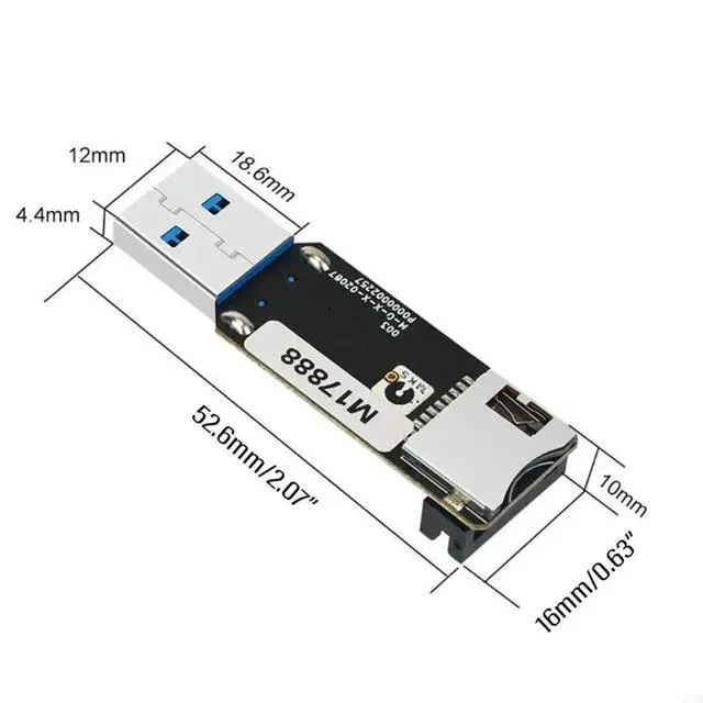 Alt view image 4 of 4 - 3D Printers Accessory EMMC-ADAPTER V2 Upgraded USB3.0 Card Reader Programmer DIY Control Board