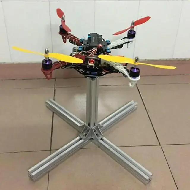 Alt view image 3 of 7 - PID Controller Tuning Platform PID Debugging Frame for Quadrotor, Aluminum Quadcopters Aircraft Gimbal