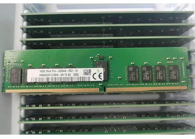 Alt view image 3 of 3 - 1PCS RAM 16GB 16G 2RX8 PC4-3200AA DDR4 3200 REG ECC For SK Hynix Server Memory