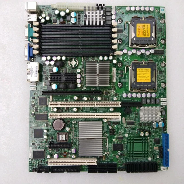 Alt view image 3 of 7 - For Supermicr X7DVL-3 Dual-channel 771 Server Motherboard 5000V Chipset Supports SAS 54 Series