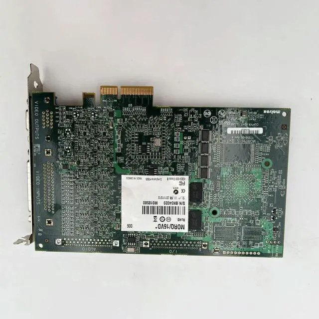 Main image of For MATROX PCI-E MORPHIS QXT image capture card MORQ/16VD Y7250-00 Rev.A