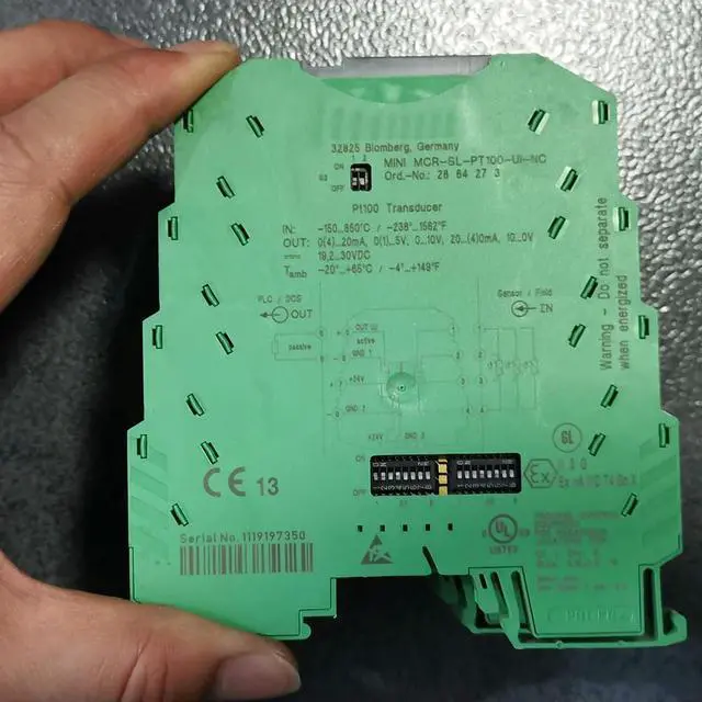 Alt view image 2 of 4 - MINI MCR-SL-PT100-UI-NC 2864273 Transducer Temperature Transmitter Fast Ship Work Fine