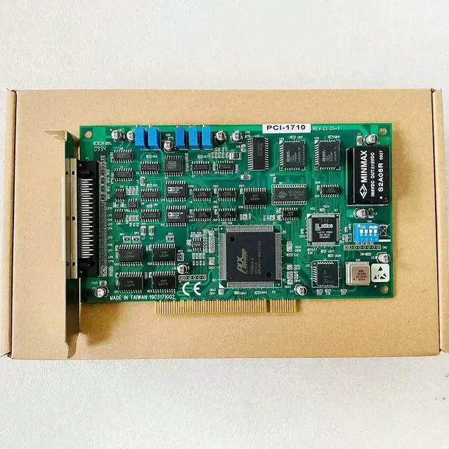 Alt view image 4 of 4 - For Advantech PCI-1710 REV C1 01-1 Data Capture Card Acquisition Card