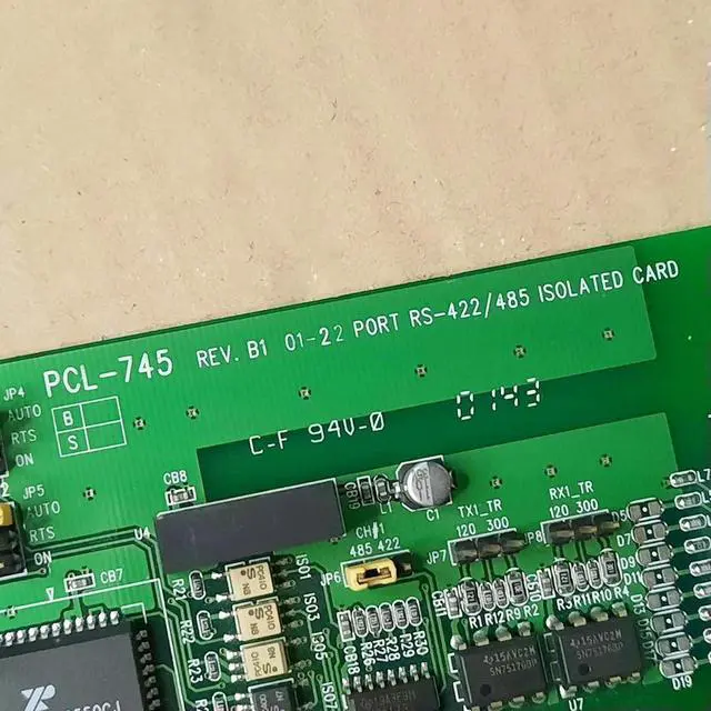 Alt view image 2 of 4 - For Advantech Communication Card 2-Port RS-422/485 ISA Serial Card PCL-745 REV.B1