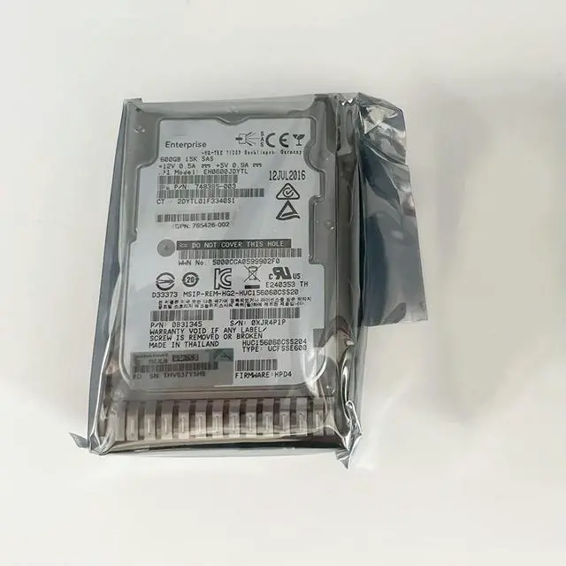 Alt view image 4 of 7 - Server HDD For 765424-B21 748385-003 600G SAS 15K 2.5''