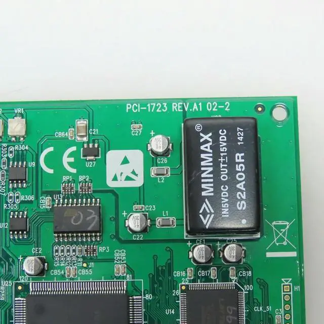 Alt view image 2 of 4 - For Advantech PCI-1723 REV.A1 16 Bit 8-Way Analog Output Card Data Capture Card DA CardFast Ship