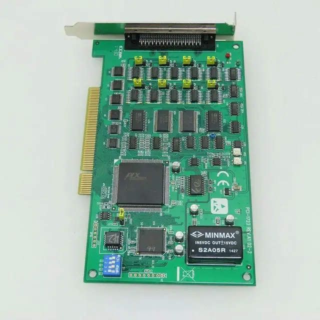 Alt view image 4 of 4 - For Advantech PCI-1723 REV.A1 16 Bit 8-Way Analog Output Card Data Capture Card DA CardFast Ship