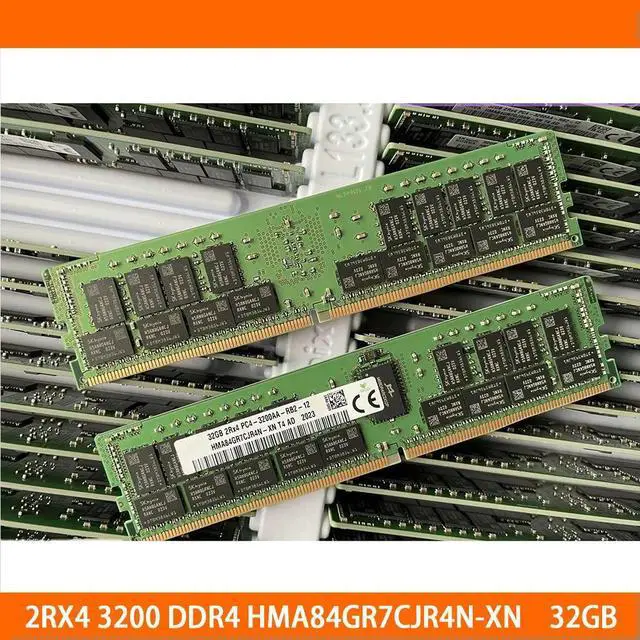 Main image of 1PCS For SK Hynix RAM 32GB 32G 2RX4 3200 PC4-3200AA DDR4 REG ECC HMA84GR7CJR4N-XN MemoryFast Ship